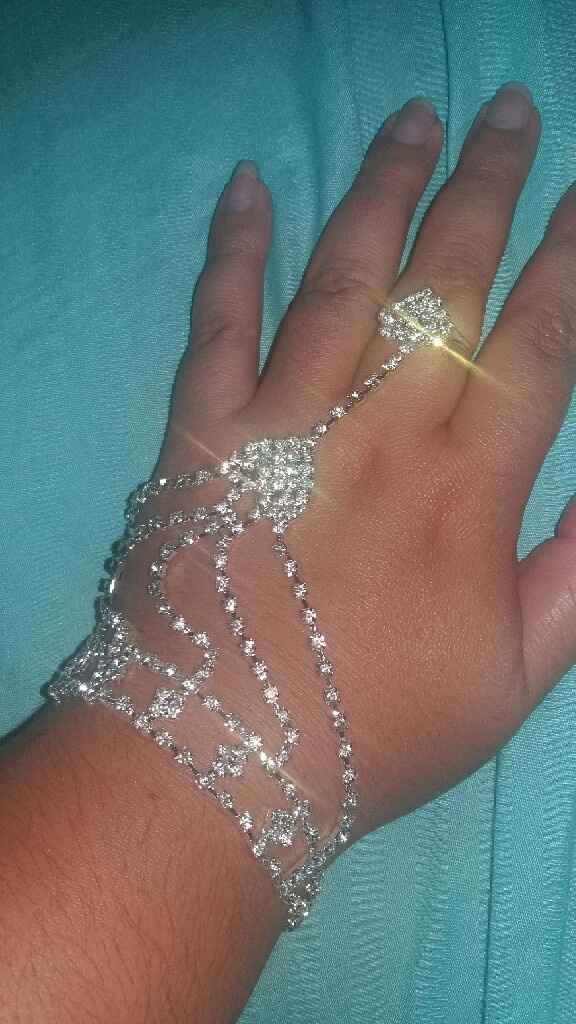 Minha luva de strass chegouuuu - 2