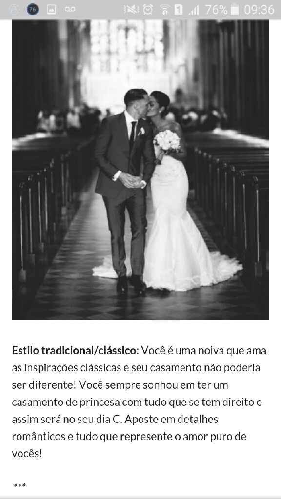 Meu estilo de casamento é tradicional/clássico - juliana - 13