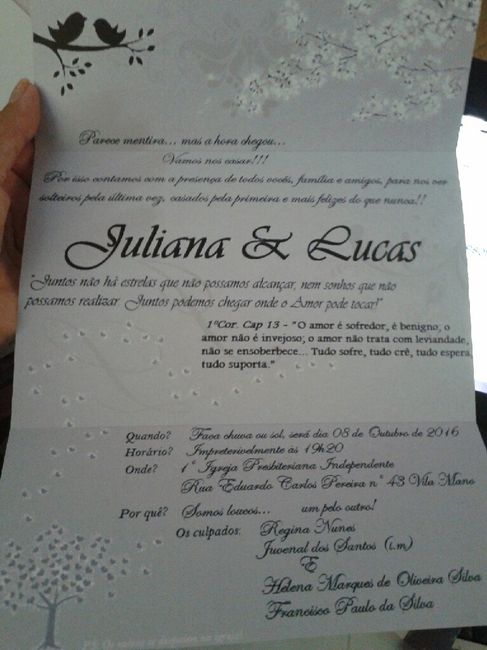 Meu convite de casamento - 6