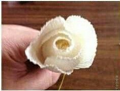 Rosa de crepom - 5