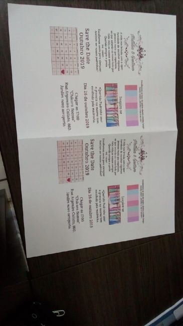 Padrinhos convite - 2