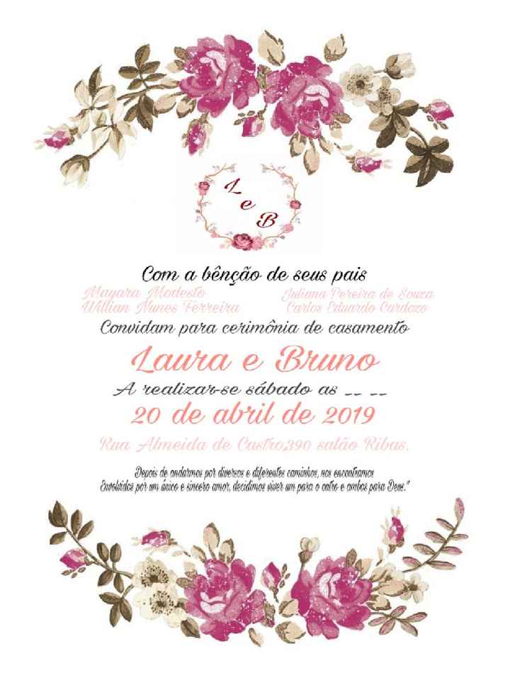 Convite de casamento, contratar ou Diy???? - 1