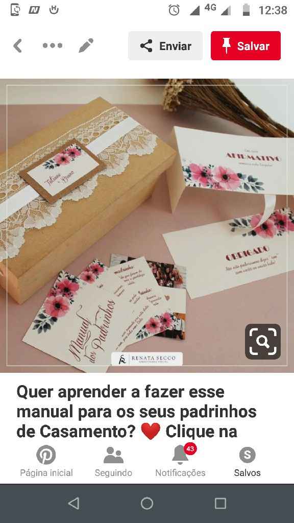 Convite padrinho e pagens - 1