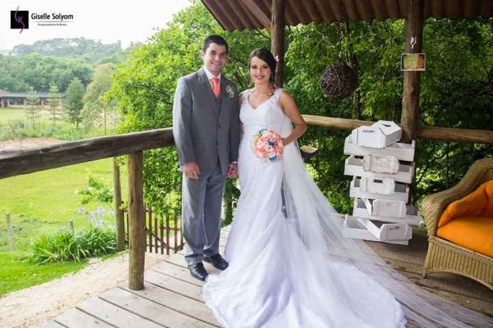 Foto com o marido
