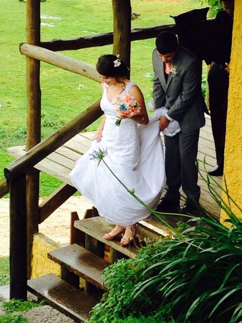 Primeira foto de casados