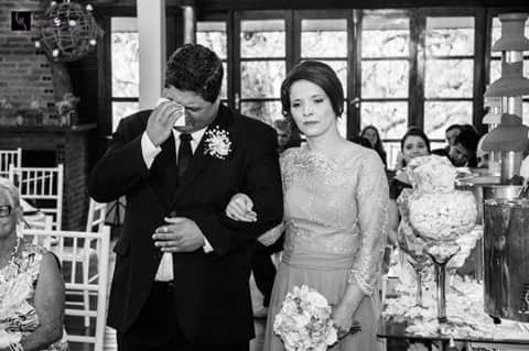 Melhor momento do casamento foi com o meu pai - 1