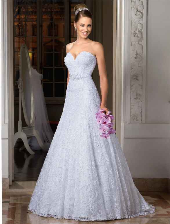 Vestido de renda...Coleção Lotus