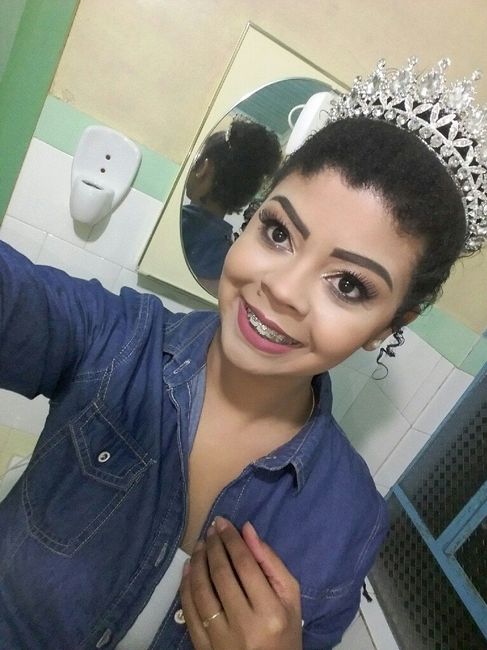 Segunda prévia da minha make e penteado 3