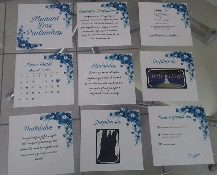 Manual dos padrinhos estão prontos - 2