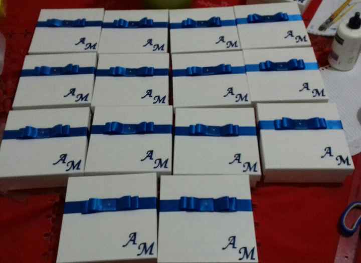 Minha caixa dos padrinhos ficou pronta 😍❤ - 1