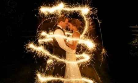 Fogos de artifício - efeitos nas fotos dos noivos!