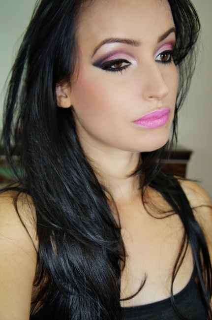 Maquiagem de noiva rosa  - 1