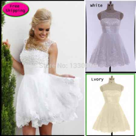 Vestido civil ou cerimônia mini  wedding  - 2