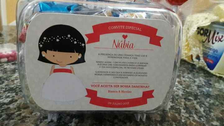 Meu convite daminhas e pajens! super criativo, vem ver! - 2