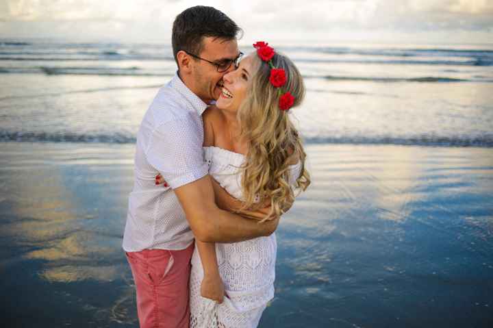 Meu ensaio pré wedding na praia ❤️ - 1