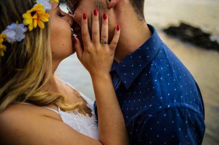 Meu ensaio pré wedding na praia ❤️ - 3