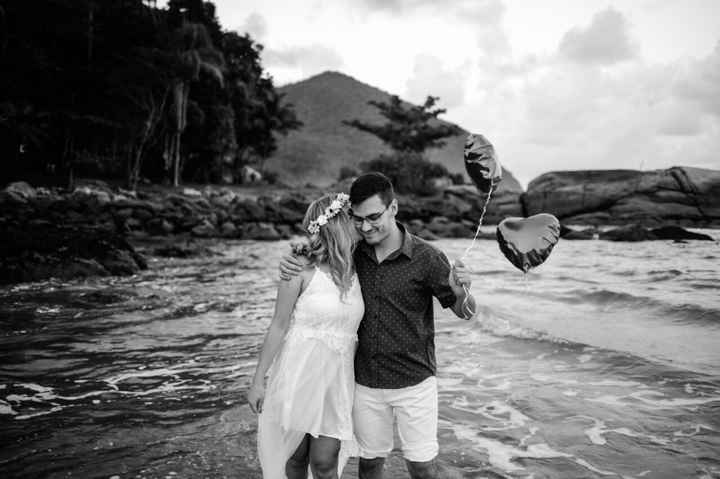 Meu ensaio pré wedding na praia ❤️ - 8