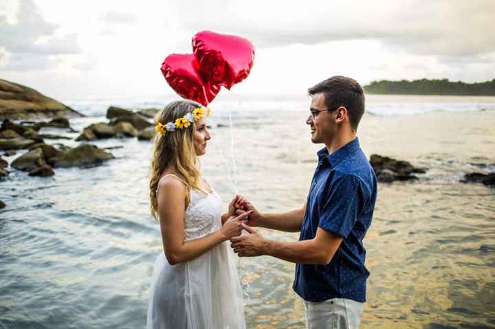 Meu ensaio pré wedding na praia ❤️ - 10