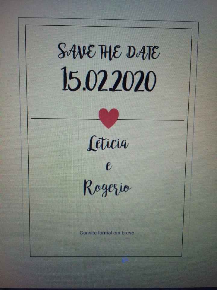 Save the date.