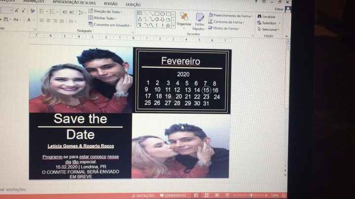 Antigo save the date.