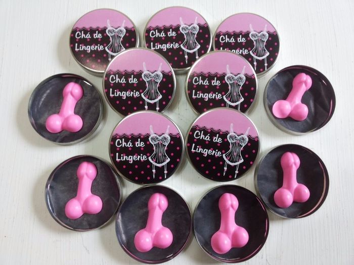 Lembrancinha chá de lingerie