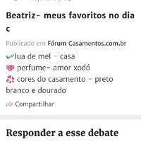 ÚLTIMO PASSO: Compartilhe seus favoritos de casamento! - 1