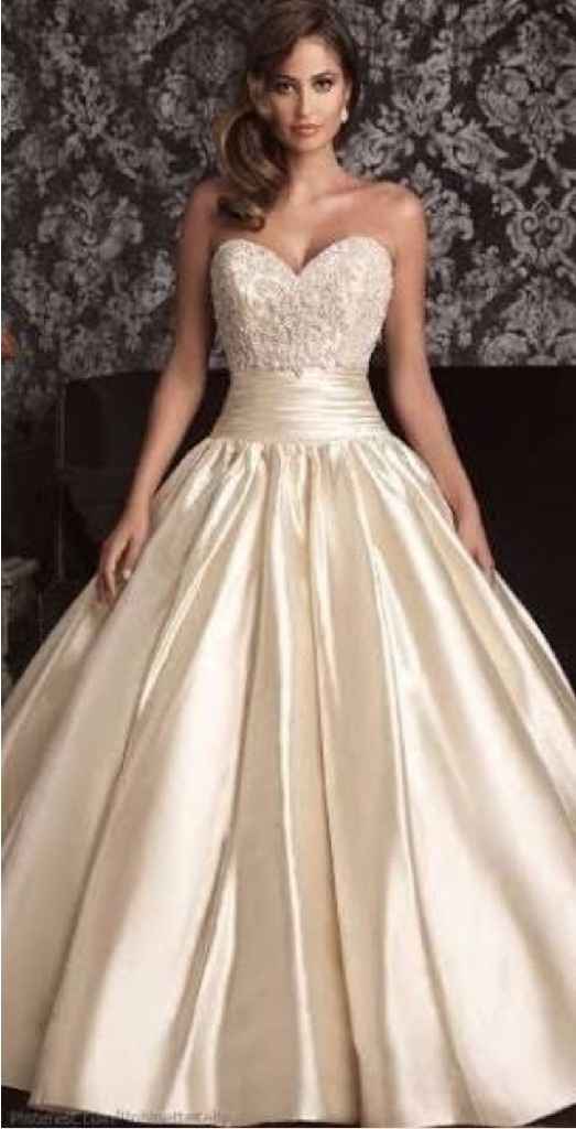 Meu vestido não vai ser branco, o que acham? - 1
