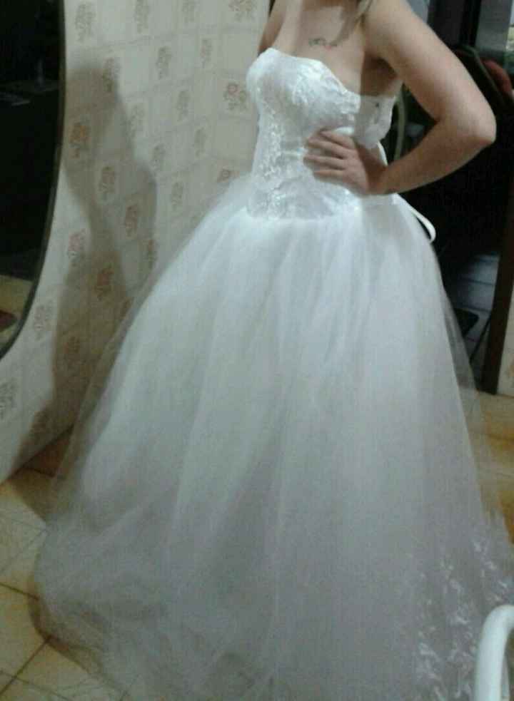 Meu vestido de noiva do aliexpress chegou! olha só... - 1