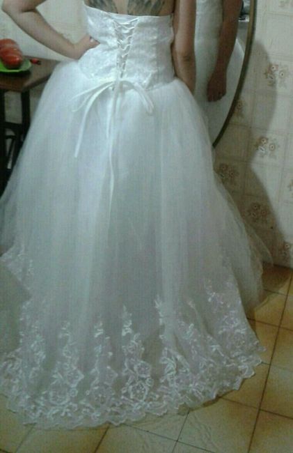 Meu vestido de noiva do aliexpress chegou! olha só... - 2