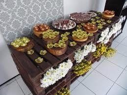 Mesa para buffet ou lembrança de palete
