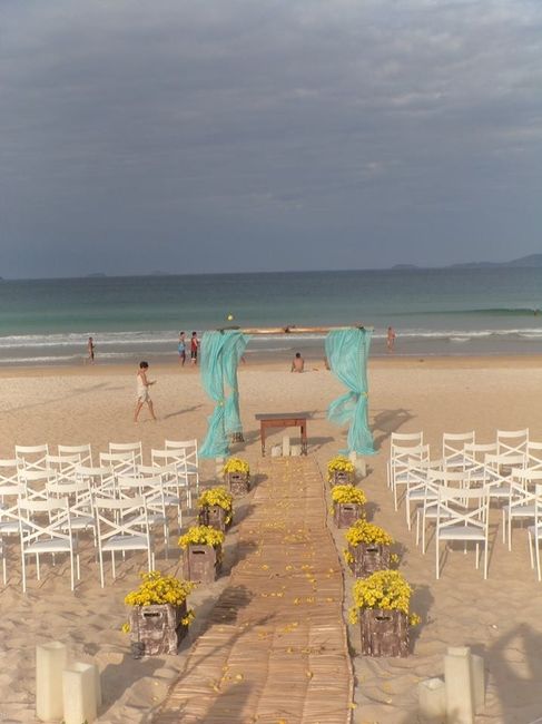 12- Decoração casamento na Praia
