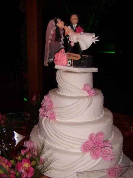 Meu bolo de casamento...