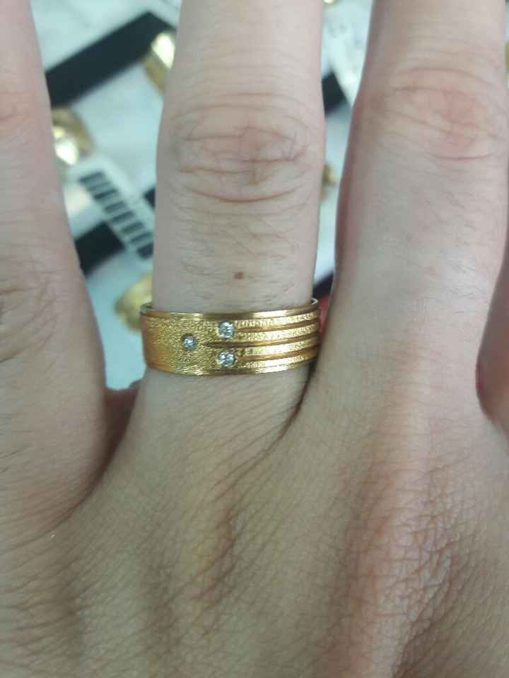 De quê material serão suas alianças? - 1
