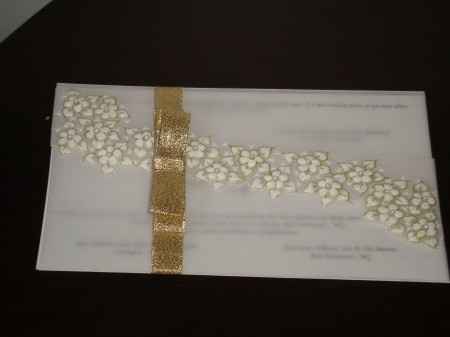 convite dourado