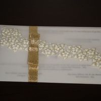 convite dourado