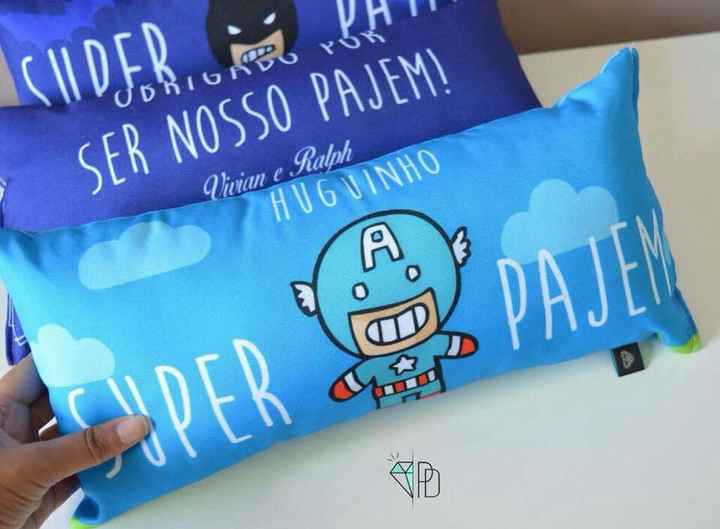 o que dar para pajem? - 2