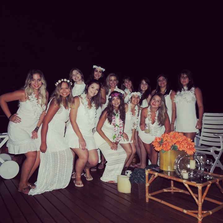 minhas lindas, na noite do luau