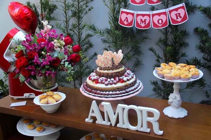 decoração cheia de amor...