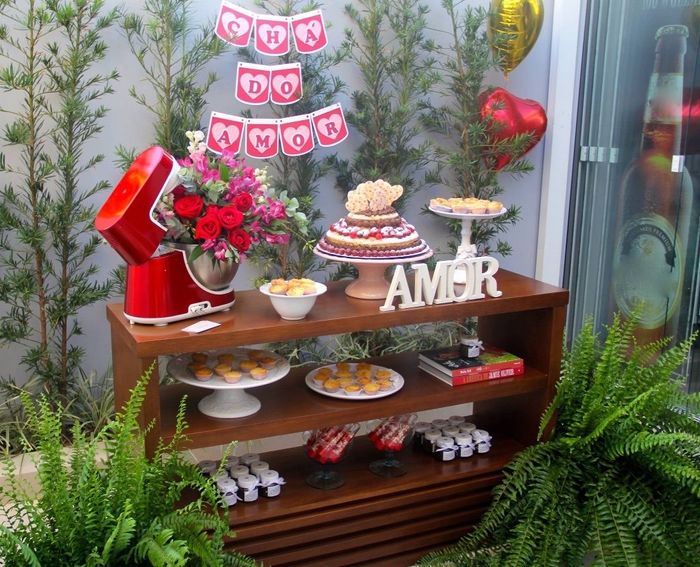 decoração cheia de amor...