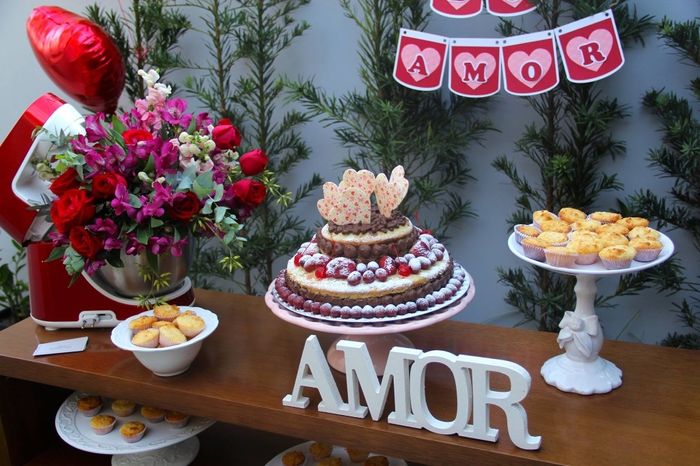 decoração cheia de amor...