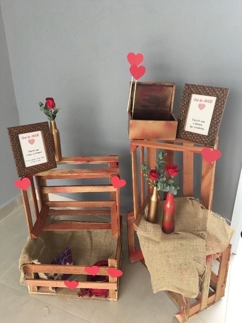 decoração cheia de amor...