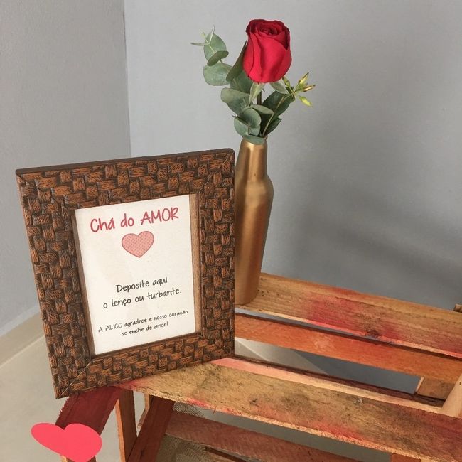 decoração cheia de amor...