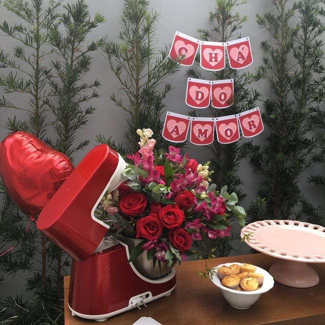decoração cheia de amor...