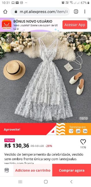 Meu vestido pré wedding - Aliexpress 1
