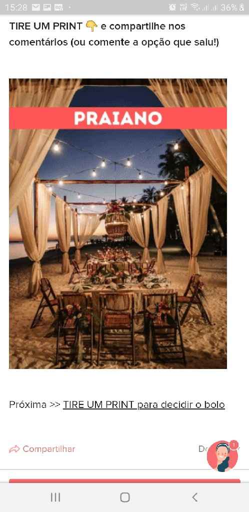 TIRE UM PRINT para decidir o estilo do casamento - 1