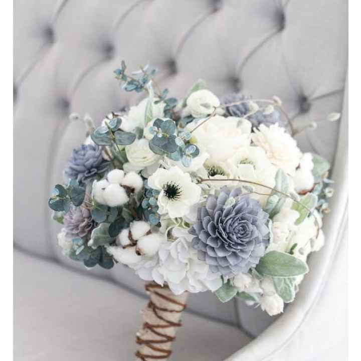 Buquês de flores azuis! #NovembroAzul - 1