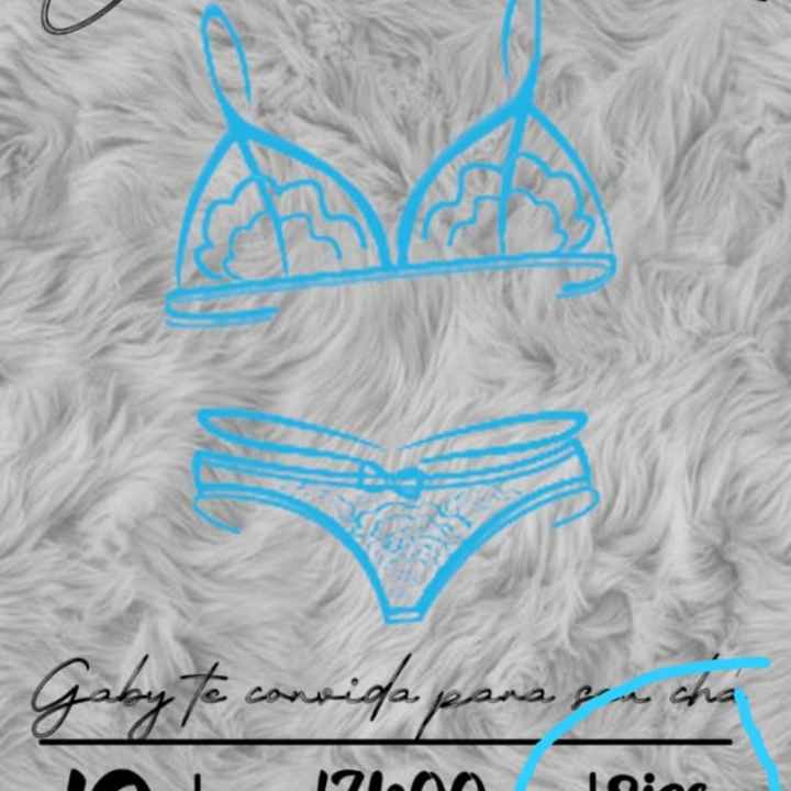 Convite pastores e chá de lingerie #diy - 2