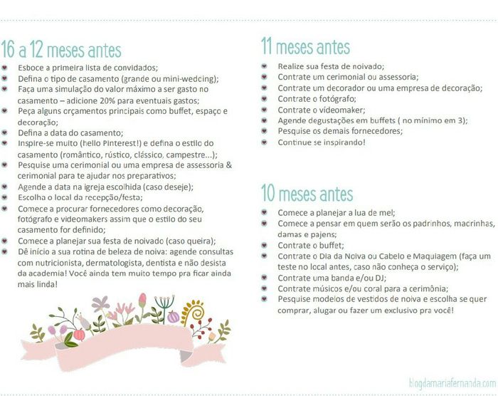 Como organizar um casamento. - 1