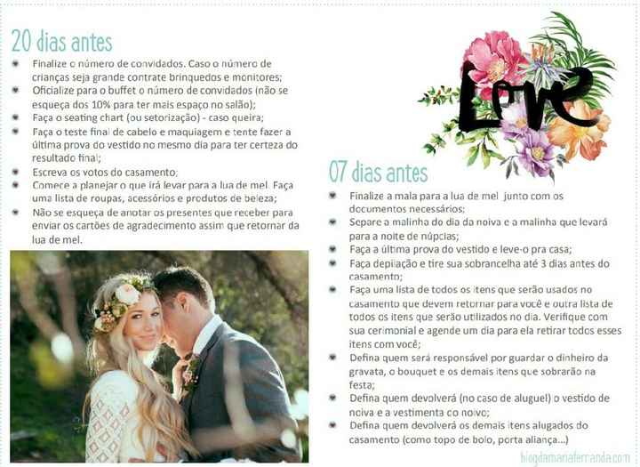Como organizar um casamento. - 5