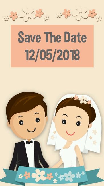 Meninas ontem baixei dois apps ótimos que fazem save the date amei - 3